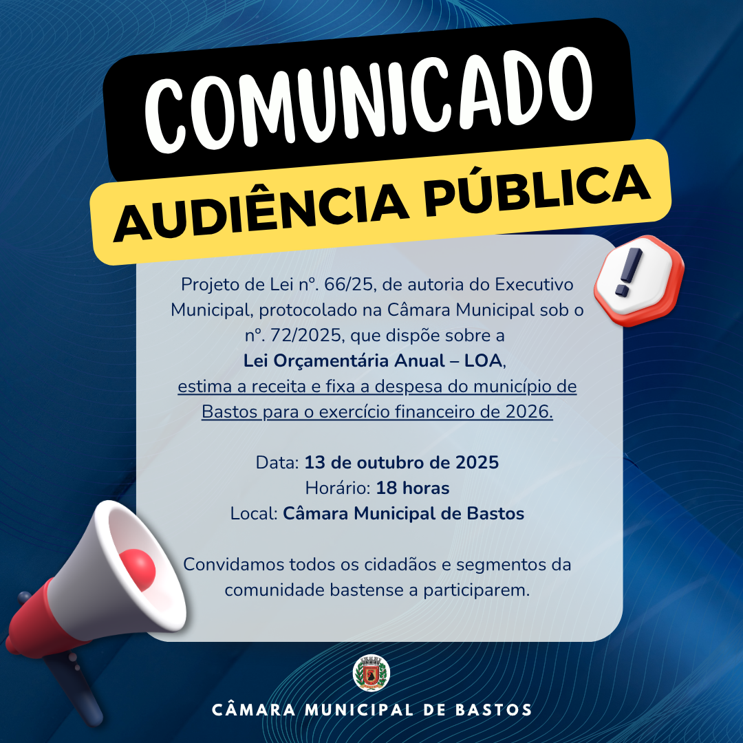 AUDIÊNCIA PÚBLICA - LOA